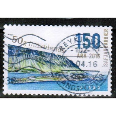 2016 Iceland Sc# 1395 - Town of Isafjordur 50g (195kr) used