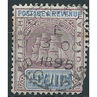 British Guiana 1889 SG195 4c Dull Purple & Ultramarine Filler . ..