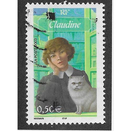 FRA 2003 50c 'LITERATURE -CLAUDINE' FINE USED (EBID56-013)
