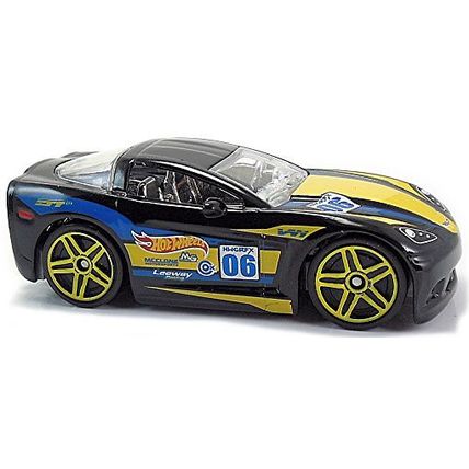 Hot Wheels - C6 Corvette: Tooned #8/10 - #77/365 (2017) *Black Edition*