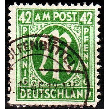 GERMANY Alliiert AmBri [1945] MiNr 0031 A ( O/used )