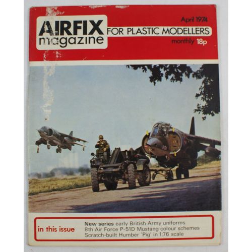 Airfix Magazine (1960) Vol.15 # 8 - April 1974, P-51D Mustang, Bismark, Infantry