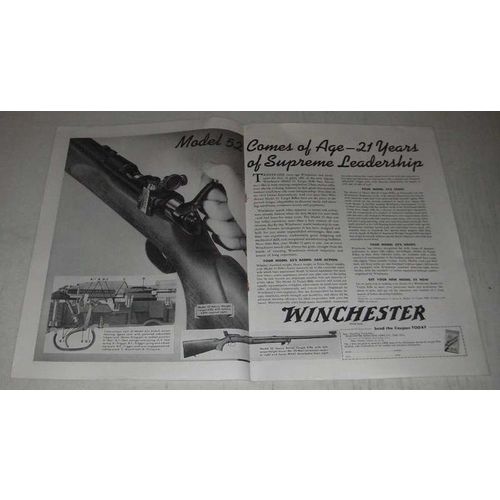 1940 Winchester Model 52 Heavy Weight Target Rifle Ad - Model 52 comes of age