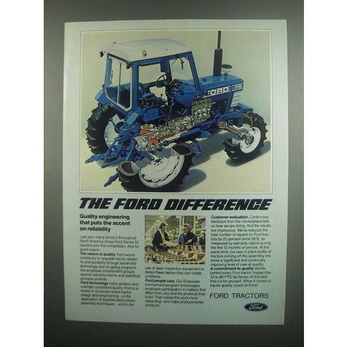 1984 Ford 7710 Tractor Ad - The Ford Difference