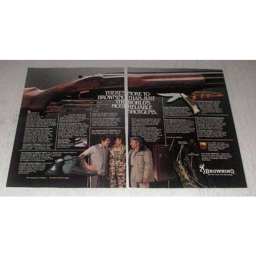 1985 Browning Ad - Citori Shotgun, Auto-5, BAR, BL-22