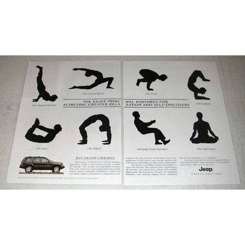 1997 2-page Jeep Grand Cherokee Limited Ad - Postures