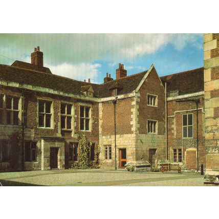 University of York Postcard Kings Manor corner of First Court