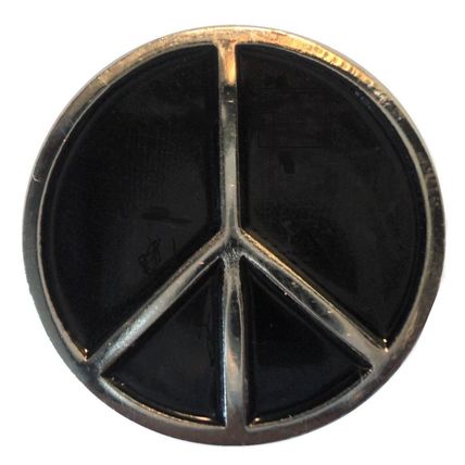CND Campaign For Nuclear Disarmament Peace Symbol ANTI WAR Metal Enamel Badge