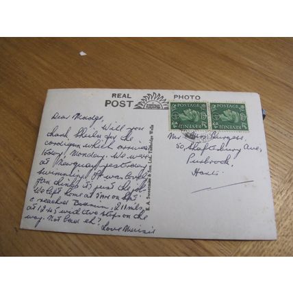 Sweetman Postcard - River scene @ Truro Cathedral, Cornwall