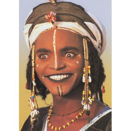 Gerewol Geerewol Festival Wodaabe Fula Tribe Nigeria Africa Postcard