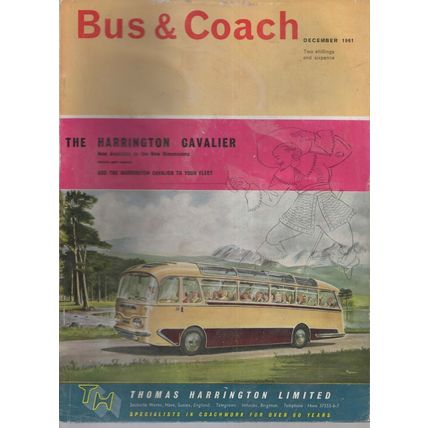 Bus & Coach December 1961 (cover damage)
