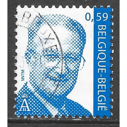 BELGIUM BELGIE BELGIQUE ALBERT 59c DEFINITIVE BLUE