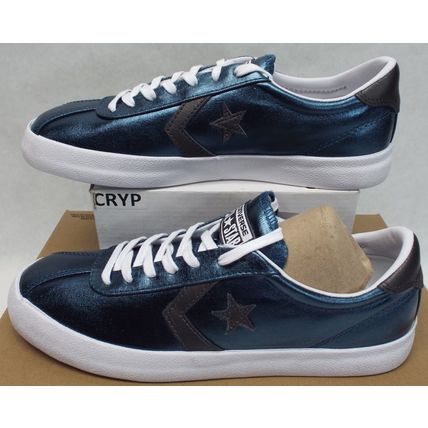 New Womens 11 Converse Breakpoint OX Metallic Blue Shoes $60 157799C