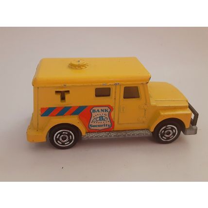 1980s Majorette Bank Security Armored Truck 1:57 Scale Made in France Vintage