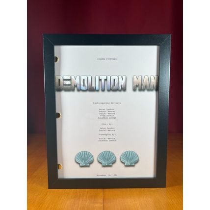 Demolition Man Script- 127 Pages Long- Full Script Reprint- Demolition Man Movie