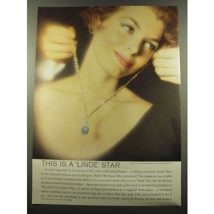 1959 Linde Star Jewelry Advertisement - This is a Linde Star