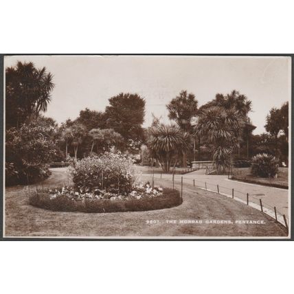 The Morrab Gardens, Penzance, Cornwall, 1948 - Sweetman RP Postcard