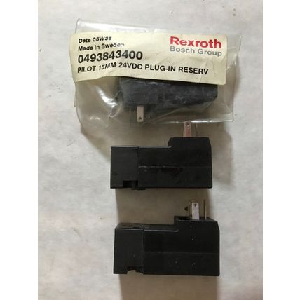 LOT 3 REXROTH 049-384-340-0 mecman pneumatik 24v DC 2W,PILOT 15MM SWITCH,ST