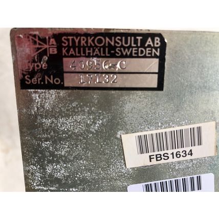 STYRKONSULT AB 40956-C DC DRIVE 40243-1 ,17106,kallhall-Sweden,HE,HG
