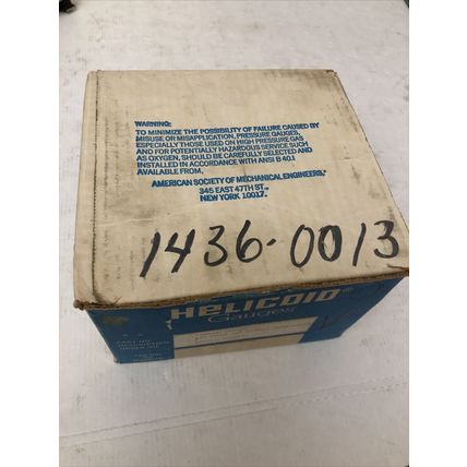 NEW HELICOID F3A2H7N000000 PRESSURE GAUGE 0-2000PSI,CT