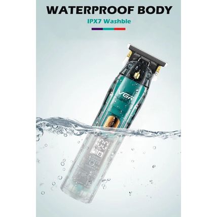 VGR Mens Hair Clipper Trimmer Blade Transparent Body Bald Head Shaver V-961