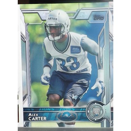 2015 Topps ALEX CARTER (Detroit Lions) Rookie card #394