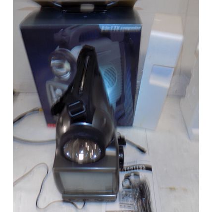 Claybrooke 8-in-1 Companion Black And White TV Radio Flashlight Lamp 20734