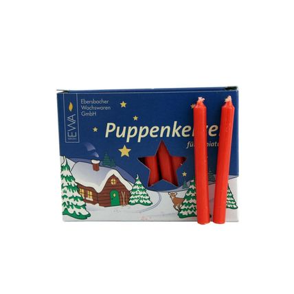 40100R - German Candle for Pyramids - Red - 2.75"H x .25"W x .25"D