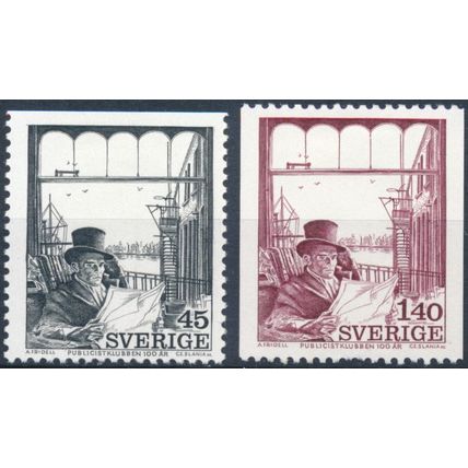 Centenary of Publicists Club - Sweden 1974 - NM H - MiNr 862/3