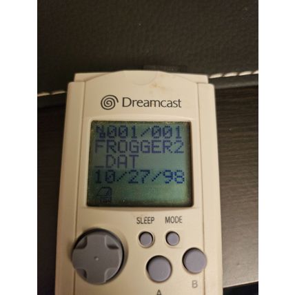 Sega dream cast memory card