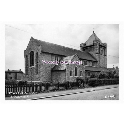 pu2296 - The Parish Church of St.Mary's in Stainforth - print 6x4