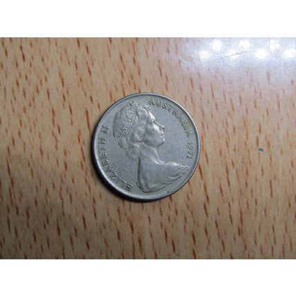 Australia 1971 5 Cents Coin