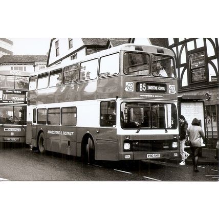 Black & White Photograph of Maidstone & District Motor Services Ltd. - K910 SKR
