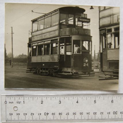 Photo of Newcastle Tram 24, destination Pilgrim Street
