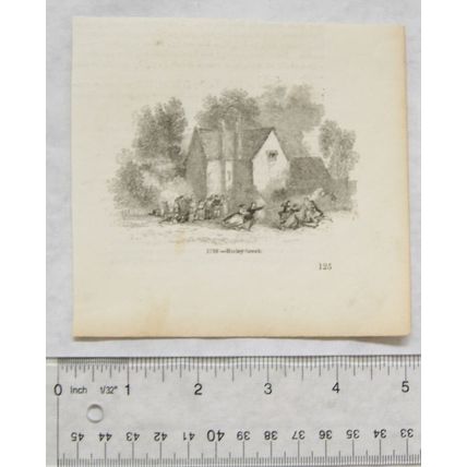 1860s engraving - Barley-break