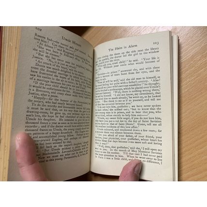 1925 HONORE DE BALZAC "URSULE MIROUET" FICTION 100 YEARS OLD HARDBACK BOOK (P3)