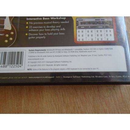 Interactive Guitar Workshop PC CD-ROM (Windows XP/Vista/7)