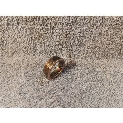 1976 Kennedy Half Dollars size 11 coin ring handmade mixed metals (B)