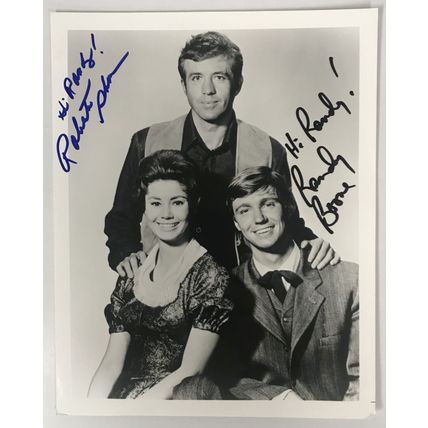 Roberta Shore & Randy Boone Signed Autographed "The Virginian" Glossy 8x10 Photo