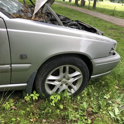 Volvo S70 AWD V70 R T5 Front Right Passenger Fender 98 99 00 Silver Code 419
