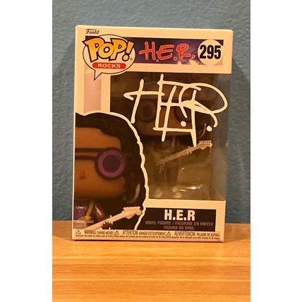 Funko Pop! H.E.R #295 Facsimile Laser Autographed Figure (Box & Protector)