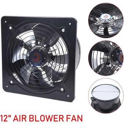 12 Inch Exhaust Fan Wall Mount Ventilation Extractor Blower Greenhouse Fans and