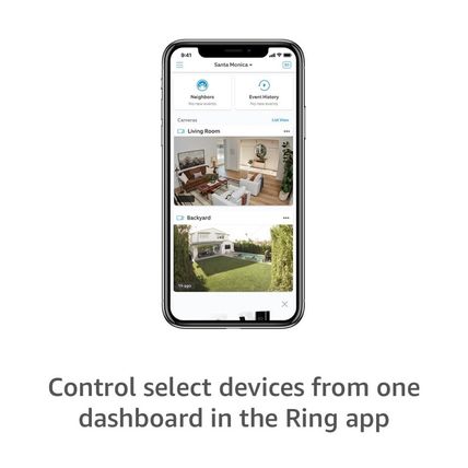 Ring Outdoor Cam (Stick up Cam) | Weather-Resistant Outdoor Camera, Live View, C