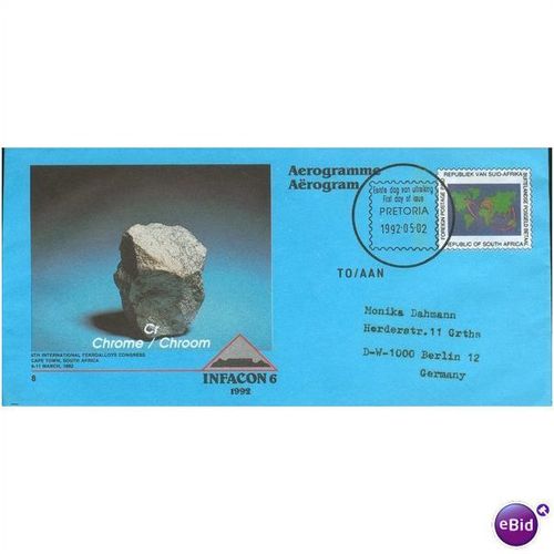 South Africa FDI Airmail 1992 - Ferroalloys Congress