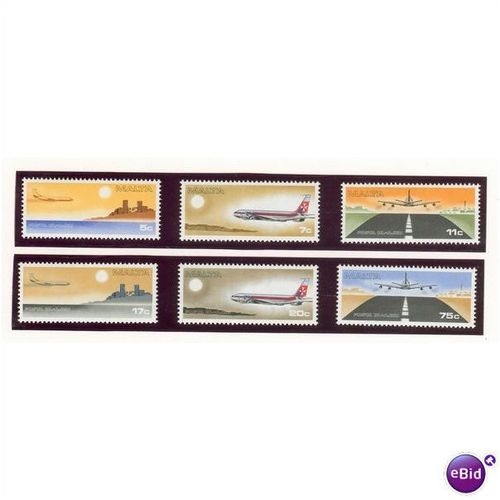 Malta Pres Pack 1978 - SG 605-610 - Posta BL - Ajru - Airmail Set