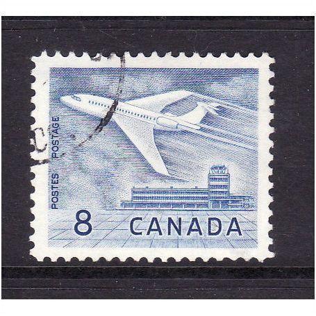 CANADA 1964 8c AIRLINER SG 540a FINE USED #3