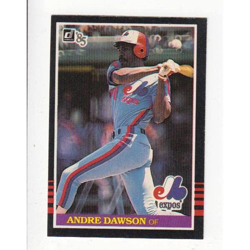 1985 Donruss Andre Dawson Baseball card #421 -NM- HOF-Expos