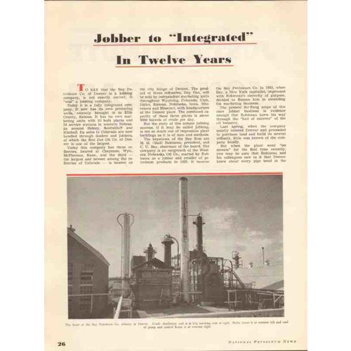 bay petroleum company 1937 robineau newman denver co vintage article