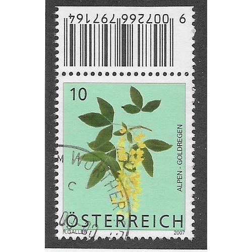 AUT 2007 10c 'FLORA DEFINITIVES ' FINE USED (EBID56-291)