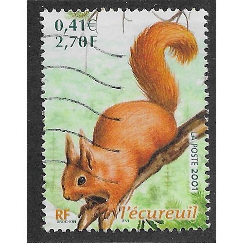 FRA 2001 2,70F 'ANIMALS' FINE USED (EBID55-571)